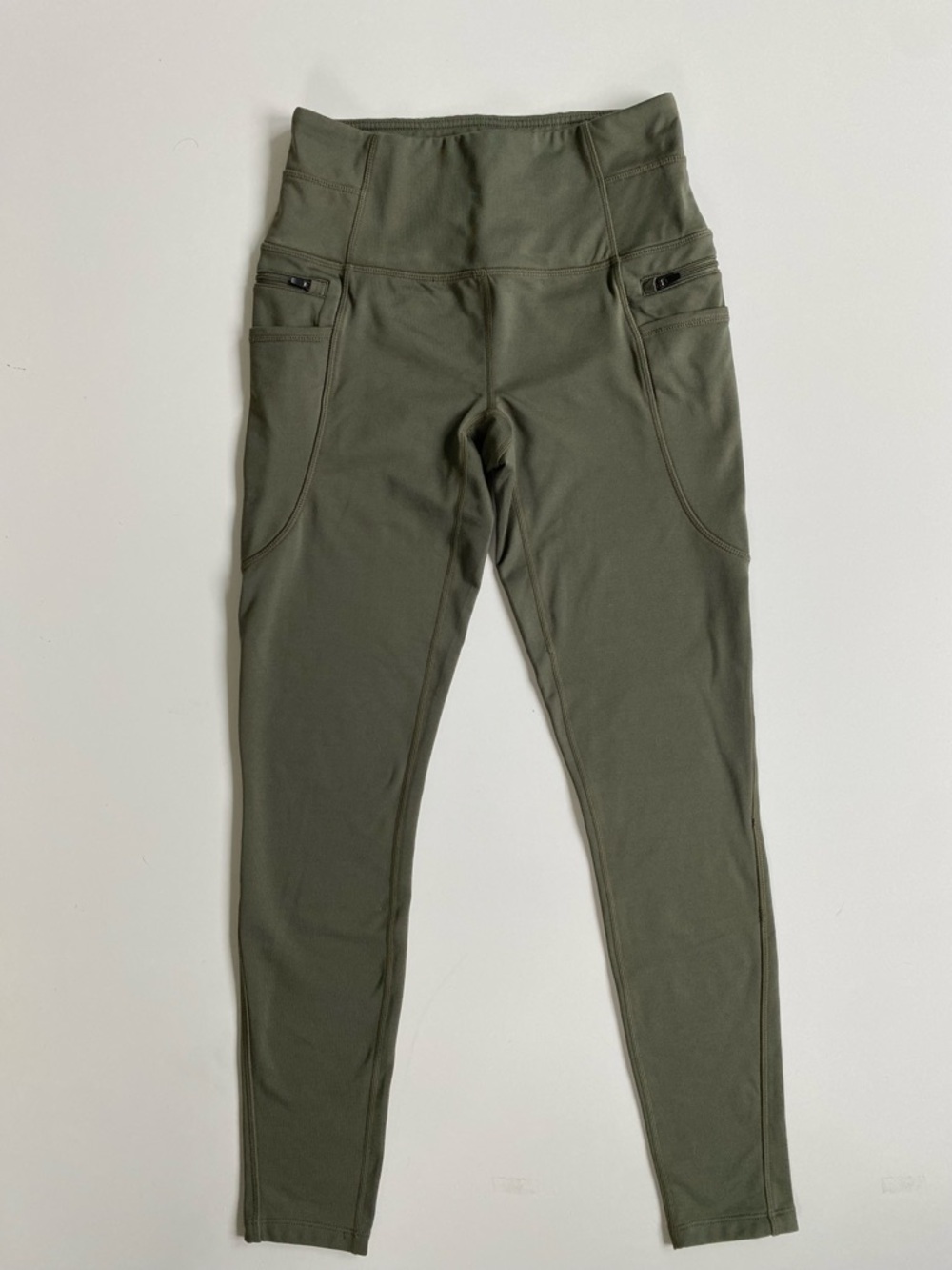 RBX Prime Hit the Road Fleece Leggings Mulled Basil Olive Green S